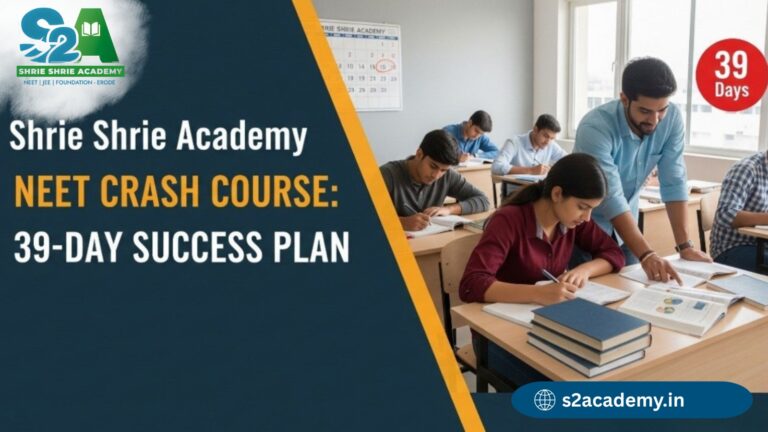 Shrie Shrie Academy NEET crash course: 39-day success plan