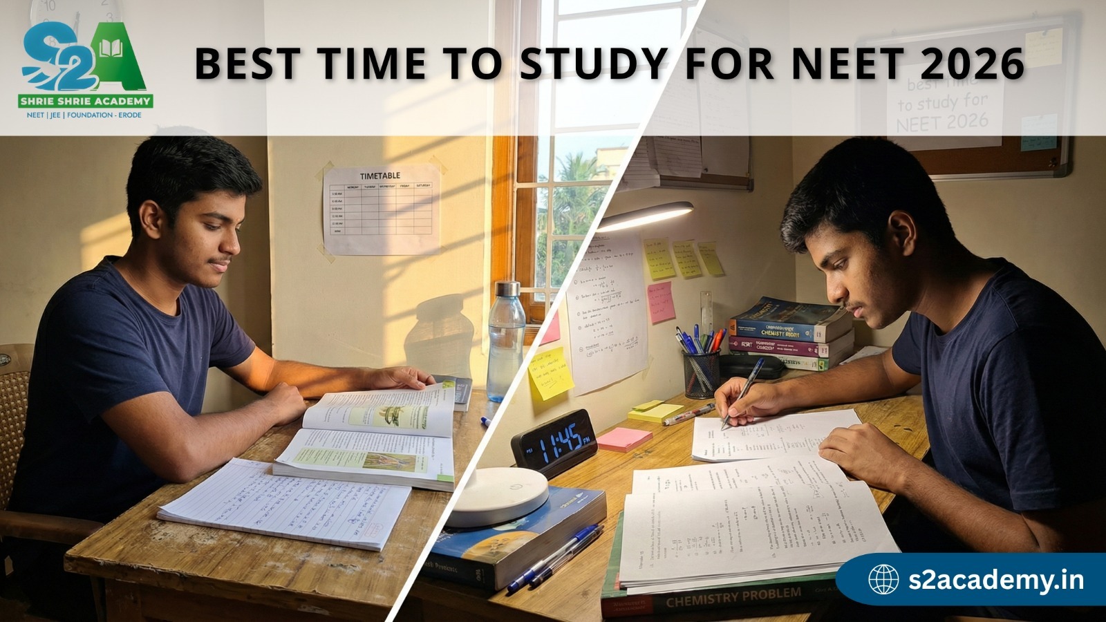 Best Time to Study for NEET 2026