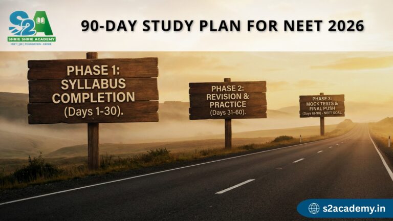 90-Day Study Plan for NEET 2026: High-Intensity Strategy to Complete Syllabus in 3 Months