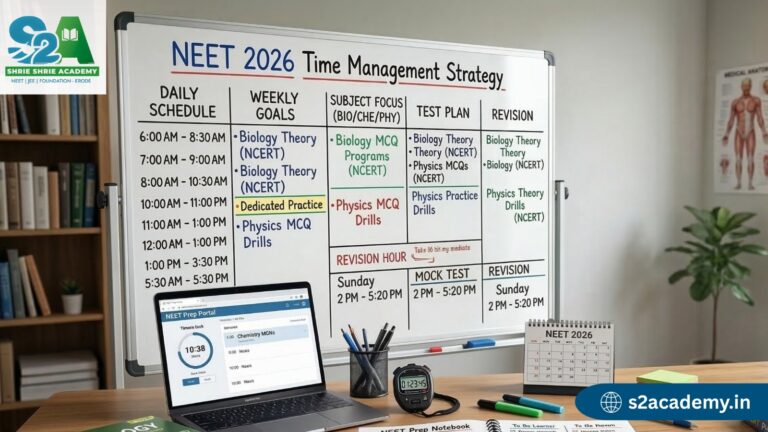 Time management strategy for NEET 2026