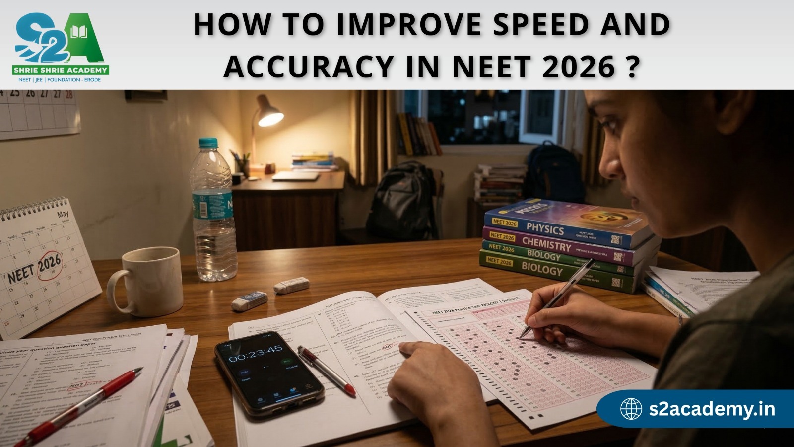 How to Improve Speed and Accuracy in NEET 2026 Without Silly Mistakes – Complete Preparation Strategy