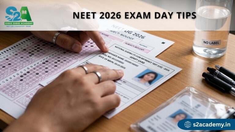 NEET 2026 Exam Day Tips for Students – Simple Ways to Stay Calm and Finish Your Paper on Time