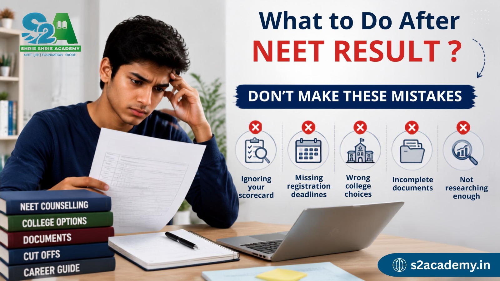 what to do after neet result